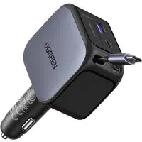 Caricabatterie Auto Con Cavo USB-C UGREEN EC604 (55910B) Nexode, 145W, 1 x USB-A - 2 x USB-C, Nero — 3