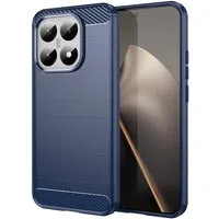 Custodia per Xiaomi 15T, Techsuit, Carbonio, Blu — 3