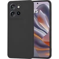 Custodia per Motorola Edge 50 Neo, Techsuit, SoftFlex, Nera — 3
