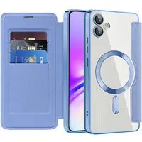 Custodia MagSafe per Samsung Galaxy A05 A055, Techsuit, SmartMag Book, Blu — 3
