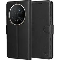 Custodia per Honor Magic8 Pro, Techsuit, Leather Folio, Nera — 3