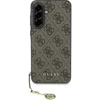 Custodia per Samsung Galaxy A36 A366, Guess, 4G Charm, Marrone — 3