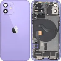 Copertura Batteria Apple iPhone 12, Con Scocca Centrale, Parti Complete, Viola, Swap Premium — 3