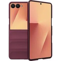 Custodia per Samsung Galaxy Z Flip7 F766, Techsuit, Magic Shield, Vinaccia — 3