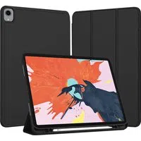 Custodia per Apple iPad Pro 12.9 (2022) / Pro 12.9 (2021) / Pro 12.9 (2020) / Pro 12.9 (2018), Techsuit, Flex Trifold, Nera — 3