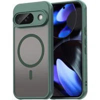 Custodia MagSafe per Google Pixel 9, Techsuit, HaloFrost II, Verde — 3