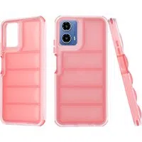 Custodia per Motorola Moto G45 / G34, Techsuit, Wave Shield, Rossa — 3