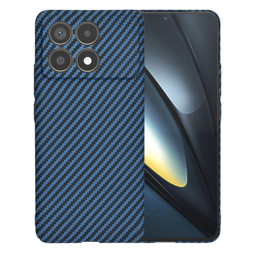 Techsuit Custodia per Xiaomi Poco F6 Pro, Techsuit, Carbonite FiberShell, Turchese