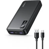 Batteria Esterna UGREEN PB312, 20000mAh, 22.5W, QC + PD, 1 x USB-C - 2 x USB-A, Nera — 3