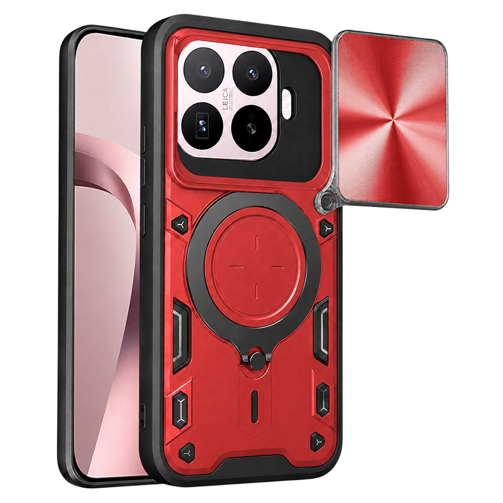 Techsuit Custodia per Xiaomi 17T, Techsuit, CamGuard Pro, Rossa