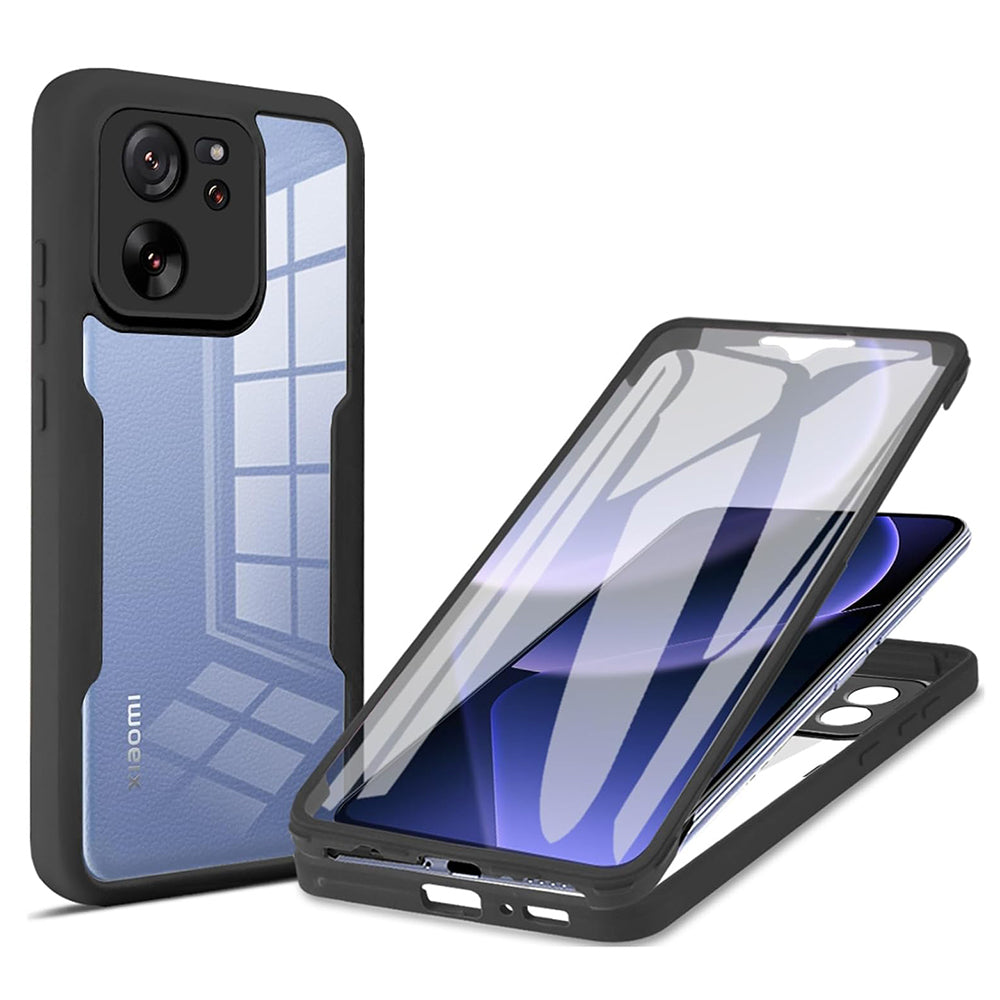 Techsuit Custodia per Xiaomi 13T Pro / 13T, Techsuit, ColorVerse 360, Nera