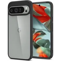 Custodia per Google Pixel 9 Pro XL, Spigen, Ultra Hybrid, Nero Opaco ACS07724 — 3