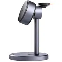Caricatore Wireless da Rete McDodo CH-2460 Swan 3in1, 22.5W, 1.67A, Grigio — 3