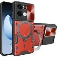 Custodia per Oppo Reno13, Techsuit, CamGuard Pro, Rossa — 3