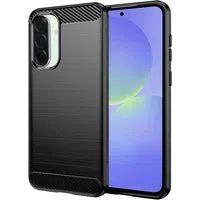 Custodia per Samsung Galaxy A37 5G, Techsuit, Carbonio, Nera — 3