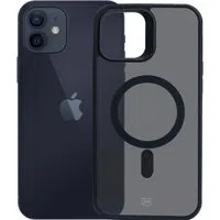 Custodia MagSafe per Apple iPhone 12 / 12 Pro, 3MK, Smoke MagCase, Nera — 3