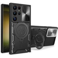 Techsuit Custodia per Samsung Galaxy S23 Ultra S918, Techsuit, CamGuard Pro, Nera — 2