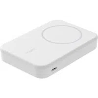 Batteria Esterna Wireless Belkin BoostCharge Pro con Kickstand, 8000mAh, 15W, FQI, 1 x QI - 1 x USB-C, Bianca BPD007btWH — 3