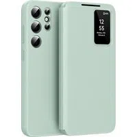 Custodia per Samsung Galaxy S24 Ultra S928, Techsuit, SmartView, Verde — 3