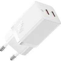 Caricabatterie Retea Baseus GaN5 Pro, 40W, 3A, 2 x USB-C, Bianco CCGP180102 — 3