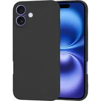 Custodia per Apple iPhone 16, Techsuit, SoftFlex, Nera