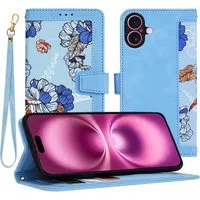 Custodia per Apple iPhone 16 Plus, Techsuit, FlipCraft, Blu — 3