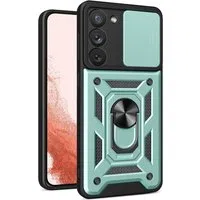 Custodia per Samsung Galaxy S23+ S916, Techsuit, CamShield, Verde — 3