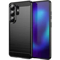 Custodia per Samsung Galaxy S26 Ultra S948, Techsuit, Carbonio, Nera — 3