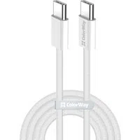 Cavo Dati e Ricarica USB-C - USB-C ColorWay CW-CBPDCC061, 60W, 1m, Grigio — 3