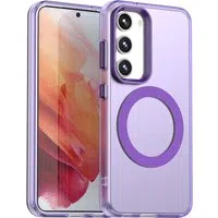 Custodia MagSafe per Samsung Galaxy S23 S911, Techsuit, CandyCase, Viola — 3