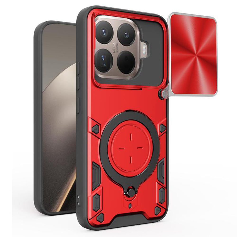 Techsuit Custodia per Xiaomi 15T Pro, Techsuit, CamGuard Pro, Rossa