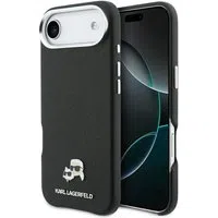 Custodia MagSafe per Apple iPhone 17 Air, Karl Lagerfeld, Karl & Choupette Head's Pin, Nera — 3