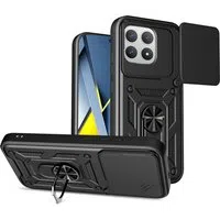 Custodia per Xiaomi Poco F8 Pro, Techsuit, CamShield, Nera — 3
