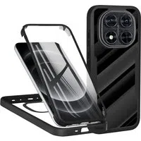 Custodia per Xiaomi Redmi Note 14 Pro+ 5G / Note 14 Pro 5G / Poco X7, Techsuit, ColorVerse 360, Nera — 3