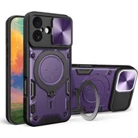 Custodia per Apple iPhone 17, Techsuit, CamGuard Pro, Viola — 3