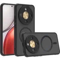 Custodia MagSafe per Honor Magic8 Lite, Techsuit, HaloFrost II, Nera — 3