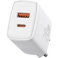 Caricatore da rete Baseus Compact, 20W, 3A, 1 x USB-A - 1 x USB-C, Bianco CCXJ-B02 — 3