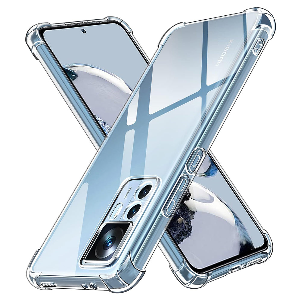Techsuit Custodia per Xiaomi 12T / 12T Pro, Techsuit, Shockproof Clear, Trasparente