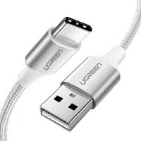 Cavo Dati e Ricarica USB-A - USB-C UGREEN US288, 18W, 1m, Bianco — 3