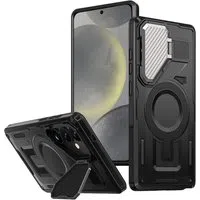 Custodia MagSafe per Samsung Galaxy S25 S931 / S24 S921, Techsuit, CamVault, Nera — 3