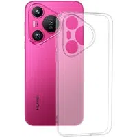 Custodia per Huawei Pura 70, Techsuit, Clear, Trasparente — 3