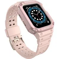 Custodia blindata OEM per Apple Watch serie 41 mm / 40 mm / 38 mm, rosa — 3