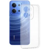 Custodia per Xiaomi Redmi 15C 5G / 15C 4G, Techsuit, Chiara, Trasparente — 3