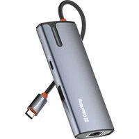 Hub USB-C ColorWay CW-HUB02, 6in1, Argento — 3