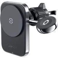Caricabatterie Auto Wireless Acefast D18 2in1, 15W, 1.67A, Nero — 3
