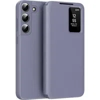Custodia per Samsung Galaxy S22+ 5G S906, Techsuit, SmartView, Viola
