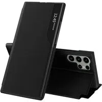 Custodia per Samsung Galaxy S23 Ultra S918, Techsuit, eFold, Nera — 3