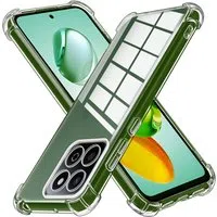 Custodia per Honor X7c / 200 Smart, Techsuit, Shockproof Clear, Trasparente — 3