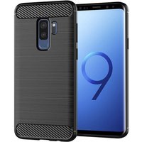 Techsuit Custodia per Samsung Galaxy S9+ G965, Techsuit, Carbonio, Nera — 2