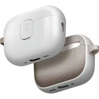 Custodia UNIQ Clyde per Apple AirPods Pro 3, Grigio Beige — 3